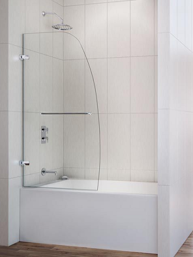 Неподвижная стеклянная шторка для ванной ФС-5 | Фантазия Стекла