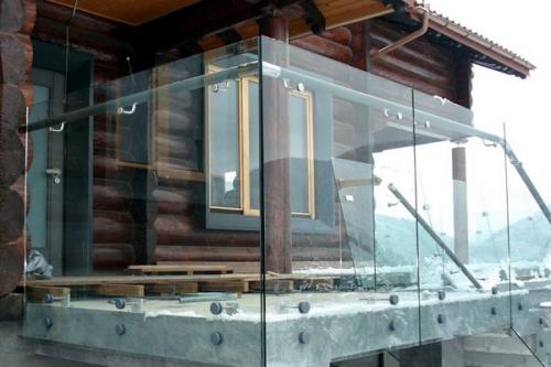 Ограждение для балкона из стекла ФС-2 | Фантазия Стекла