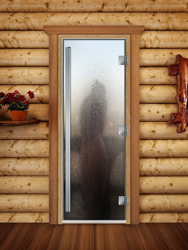 Дверь для бани с фотопечатью ФС-2 | Фантазия Стекла