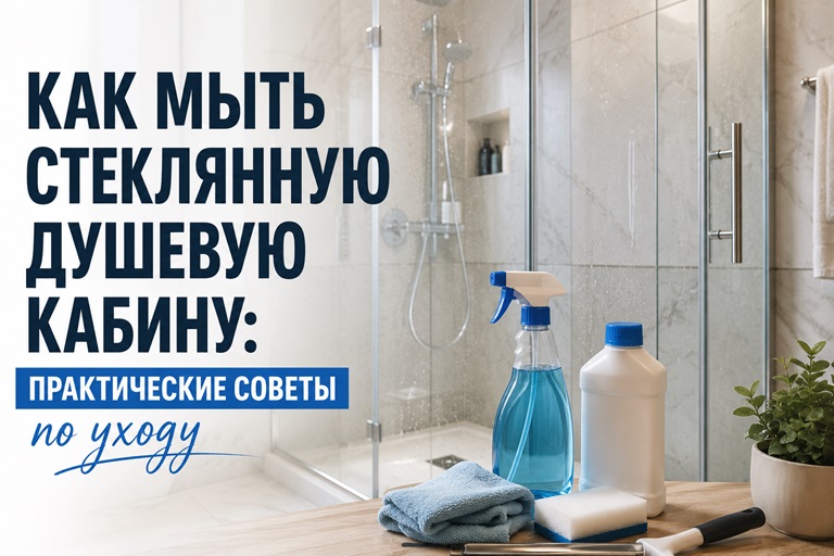 Как мыть стеклянную душевую кабину — практические советы по уходу