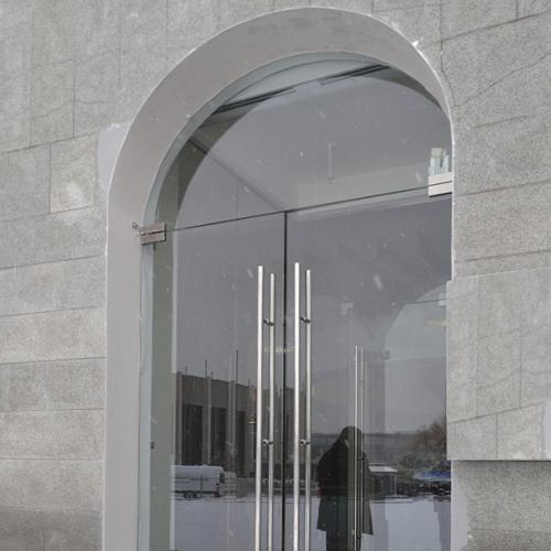 Арочная стеклянная дверь ФС-2 | Фантазия Стекла